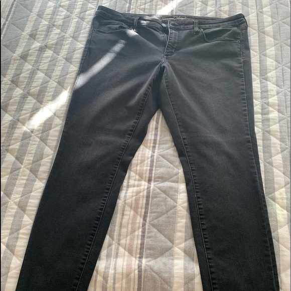 Black Universal Threads Skinny Leg Jeans Size 16 - Picture 4 of 11